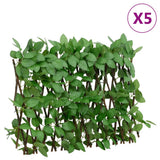 Artificial Ivy Trellis Expandable 5 pcs Green 180x30 cm 366585