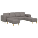 Sofa Set 3 pcs Taupe Fabric 3335117