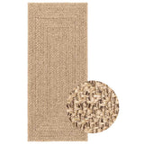 Rug ZIZUR 80x200 cm Jute Look Indoor and Outdoor 4006151