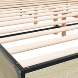 Bed Frame without Mattress Sonoma Oak 180x200 cm Super King 3280013