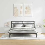 Bedside Cabinet 2 pcs White 39 x 34.5 x 50 cm Engineered wood 869595