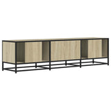 TV Cabinet Sonoma Oak 160x35x41 cm Engineered Wood and Metal 848845