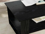 Coffee Table Black Oak 72 x 50 x 50 cm Engineered Wood 8000189