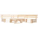 Garden Lounge Set Natural wood Impregnated pinewood Large Modular 277486