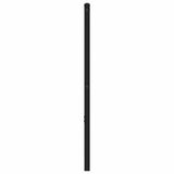 Replace Headboard Smoked Oak 193 cm Iron and Engineered Wood 4017090