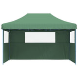 Foldable Party Tent Pop-Up with 3 Sidewalls Green 4004968