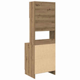 Kitchen Sideboard with Shelf 2 pcs Artisan Oak 60 x 50 x 180 cm 3365556