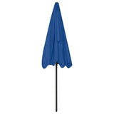 Beach Parasol Azure Blue 200x125 cm 314734
