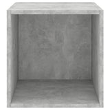 Wall Cabinets 2 pcs Concrete Grey 37x37x37 cm Engineered Wood 805457
