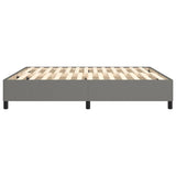 Box Spring Bed Frame Dark Grey Super King Fabric 3121203