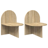 Bedside Table 2 pcs Sonoma Oak 48 x 49 x 65 cm Engineered Wood 8001118