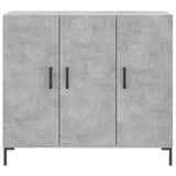 Sideboard Concrete Grey 90x34x80 cm Engineered Wood 828112