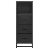 Bathroom Cabinet Black 35x37.5x100 cm Engineered Wood 849249