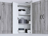 Dishwasher Panel Kalmar Grey Sonoma 57 x 57 x 100 cm 884820