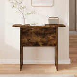 Console Table Smoked Oak 93 x 40 x 75 cm Engineered Wood 891155