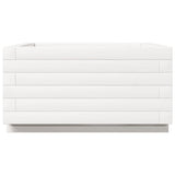 Garden Planter White 50x50x26.5 cm Solid Wood Pine 847294