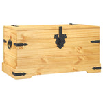 ZNTS Storage Chest Mexican Pine Corona Range 91x49.5x47 cm 243747