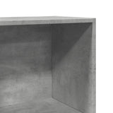 Bookcase Concrete Grey 40x30x189 cm Engineered Wood 857888
