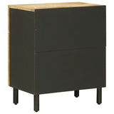 Bedside Table Natural 50 x 33 x 60 cm Solid Mango Wood 4018855