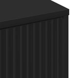 Bathroom Cabinet Wall-mounted with Door Black 39 x 23.5 x 65 cm 883385