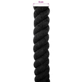 Rope Black 6 x 6 x 500 cm Cotton 42011840