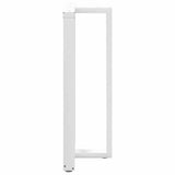 Bar Table Legs T-Shaped 2 pcs White 60x35x cm Steel 4013105