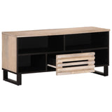 TV Cabinet 100x34x46 cm Solid Wood Mango 377517