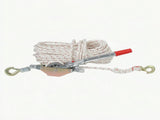 Rope Puller 3/4 Ton Capacity with 30.48m X 1.52cm Rope 2 Hook Come along Winch Ratchet T6639P618926