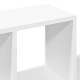 Wall Shelf White 100x20x53 cm Engineered Wood 848017