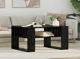 Coffee Table Black Oak 66 x 49.5 x 45 cm Engineered Wood 8000117