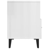 TV Cabinet High Gloss White 80x36x50 cm Engineered Wood 812597