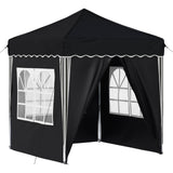 Pop-up Party Tent 195 x 195 x 245 cm Anthracite Oxford Fabric 42019737