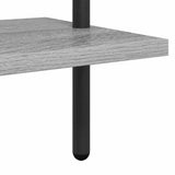 Bookshelf Grey Sonoma 60 x 24 x 203 cm Engineered wood 879974