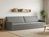 3 Seater Sofa Dark Grey 220 x 81 x 82 cm Velvet 42041154