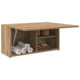 Bathroom Wall Cabinet Artisan Oak 60x25x30 cm Engineered Wood 860066
