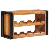 Wine Rack Brown 80 x 45 x 33 cm Solid Acacia Wood 4104758
