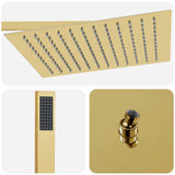 Concealed Shower System Gold Stainless Steel 201 42028990