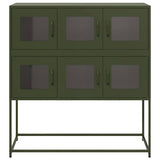 Sideboard Olive Green 100.5x39x107 cm Cold-rolled Steel 853426