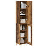 Highboard 2 pcs Old Wood Engineered Wood 3415665