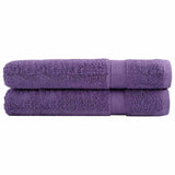 Premium Sauna Towels SOLUND 2 pcs Purple 80x200 cm 600 gsm 137362
