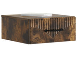Wall-Mounted Bedside Cabinet 2 pcs Smoked Oak 34.5 x 33 x 20 cm 898946