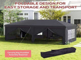 3 x 6 m Garden Pop Up Gazebo, Wedding Party Tent Marquee, Water Resistant Awning Canopy with T3398P315327