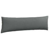 Sofa Pillows 2 pcs Dark Grey 145 x 40 cm Fabric 42013826