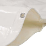 Tarpaulin 650 g/m 4x7 m White 43846