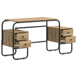Desk with Storage Artisan Oak 145 x 50 x 75 cm 8008013