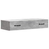 Wall-Mounted Side Table Concrete Grey 87.5 x 34.5 x 17 cm 899008