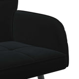 2 Seater Sofa with Metal Legs 2-Seater Black Velvet 42051057