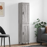 Highboard Grey Sonoma 34.5x34x180 cm Engineered Wood 3200471