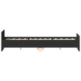 Bed Frame without Mattress Black 120x190 cm Small Double 3203776