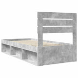 Bed Frame with Headboard Concerte 90 x 200 cm Solid Pine Wood 3411458